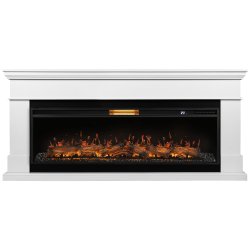 Каминокомплект Royal Thermo Aurora RTFP/P-AR60LS + портал Firelight California 60 W белый